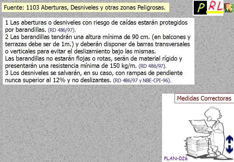 026 ABERTURAS DESNIVELES